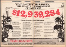 TIME BANDITS__Orig. 1981 Trade AD_poster__1st 10 Days__JOHN CLEESE_TERRY GILLIAM