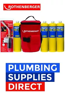 Rothenberger Plumbers Hot Bag - Superfire 2 Solderding Torch 4 Mapp - Soldering - Picture 1 of 1