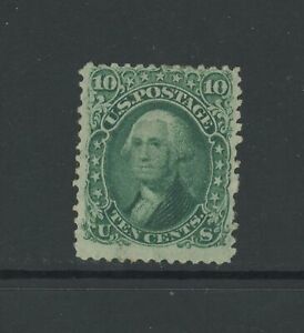 USA Scott # 68 OG Light Horizontal Gum Bend US Stamp 10 cents Cat $950