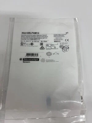 New Square D Telemecanique XS218BLPAM12 Inductive Proximity Sensor SQD SquareD - Image 1 of 3