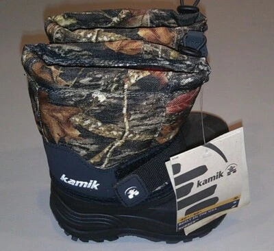 Новый Kamik Kids мальчиков ясельного возраста ракеты водонепроницаемый снег ботинки Mossy Oak камуфляж новый без коробки - Изображение 1 из 4