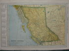 1926 MAP ~ BRITISH COLUMBIA ELECTORAL DISTRICTS VANCOUVER QUEEN CHARLOTTE