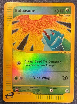 Bulbasaur 95/165 Reverse Holo - Expedition (2002) E-Reader E-Series NM - Image 1 of 4
