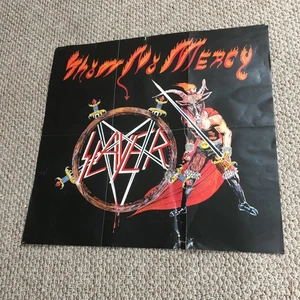Slayer Show No Mercy Double-Sided Poster Heavy Metal Thrash Band Art Album - Picture 1 of 9