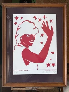 framed Edwina Sandys signed/numbered print "Hail and Farewell" Princess Diana - Picture 1 of 4