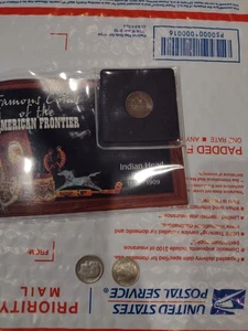 Centavo cabeza india 1908 + moneda de diez centavos 1962 + moneda de diez centavos 1964 3 monedas - Imagen 1 de 8