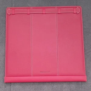 Levenger red leather vintage Laptop Landing Pad AD0285 RD in original box - Picture 1 of 8