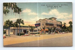 Cartolina The Ridgewood Hotel Daytona Beach Florida - Foto 1 di 2