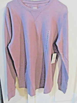 NWT JOCKEY WOMENS LONG SLEEVE WAFFLE SHIRT size  XL TOP Retails $30.00 - Image 1 of 4