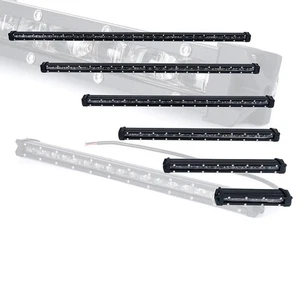 4D Ultra Slim Row LED Flood Beam Light Bar Work Lamp for Jeep Offroad UTV Truck - Picture 1 of 70