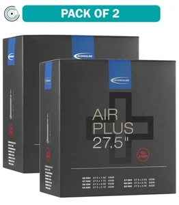 Pack of 2 Schwalbe Air Plus Tube - 27.5 x 2.10-3.0", 40mm, Presta Valve - Picture 1 of 1