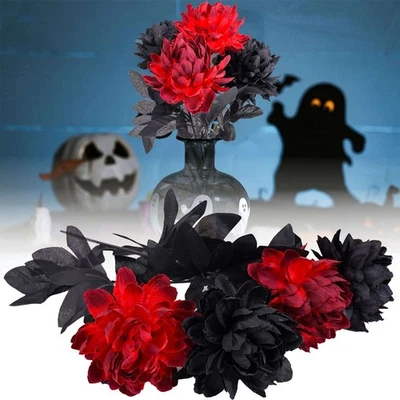 Ramo Artificial Imitación Seda Rosa Flores Boda Fiesta Eventos Decoración Navidad Foto 1 de 4