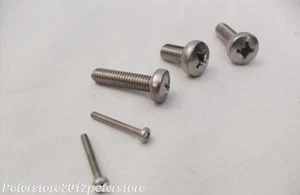 Linsenkopfschrauben DIN7985 M5 Edelstahl VA  KREUZ  PH PHILIPS  Linsenkopf V2A - Bild 1 von 1