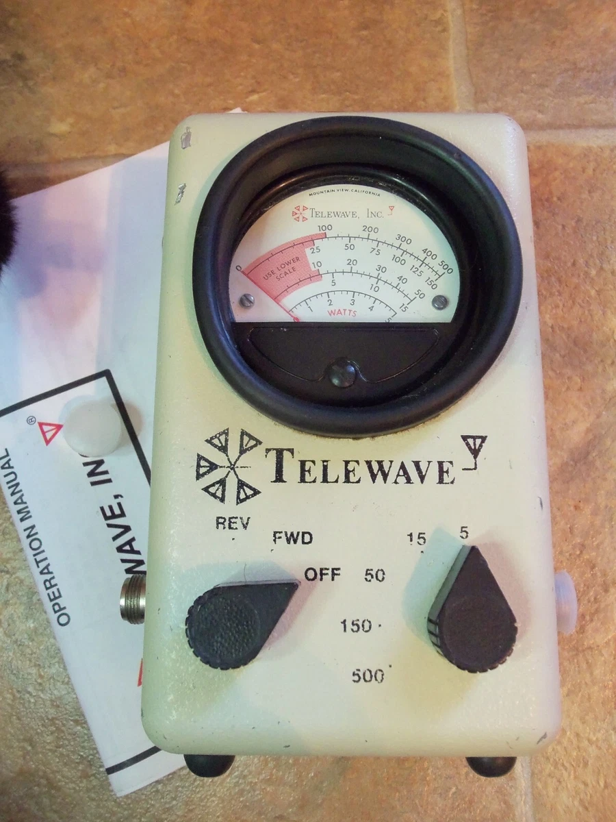 44AP Wattmeter SO239 Connectors Telewave 44A/44AP/44L1/44L1P Wattmeter ...