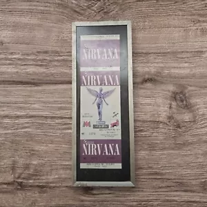 Nirvana 1994 In Utero Concert Ticket Original Paris Kurt Cobain - Picture 1 of 7