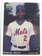 1991 Kingsport Mets-Classic BEST Minor League Baseball Card-Desmond Smith