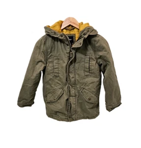 Gap Kids Boys Army Green Coat Jacket Sz Medium - Picture 1 of 6