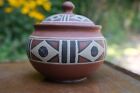 Clifton Art Pottery Indian Ware Lidded Pot Native American Design
