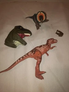 Jurassic Park Dinosaurs Tyrannosaurus Rex Squirter Young Wounded + Extras - Picture 1 of 14