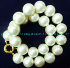 Huge 16mm White South Sea Shell Pearl Round Beads Necklace 18 Inch