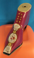 Fuchsia-Colored Cologne Shoe Bottle - Shoes of Glass Collection