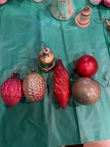 Antique Glass Christmas Ornament Germany mixed lot - Picture 1 of 4