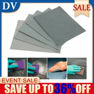 5 Pack WET AND DRY SANDPAPER Sand Paper 2000 2500 3000 5000 7000 Mixed Grits New - Picture 1 of 15