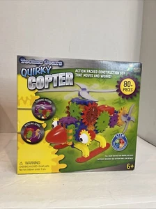 Techno Gears Crazy Copter Action Construction Set STEM Toy Kids 80 Piece 6+ - Picture 1 of 2