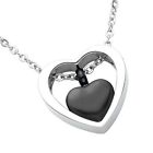 Cremation Urn Necklace for Urn Jewelry Steel Keepsakes Memorial Necklace