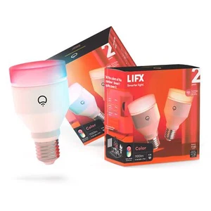 Color A19 1100 Lumens Wifi Smart Led Light Bulb Billions Of Colors And Whites No - Picture 1 of 12