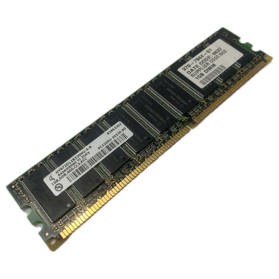 Sun 370-7944 Memory 1GB DDR-400MHz PC3200 - Image 1 of 2