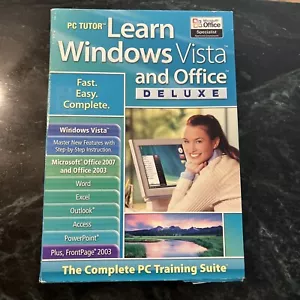 PC Tutor Learn Windows Vista and Office 2007 / 2003 Deluxe - Sealed Retail Box - Picture 1 of 1