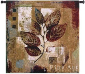 MODERNIST AUTUMN CONTEMPORARY DESIGN MODERN TAPESTRY 53"x53" - Picture 1 of 1