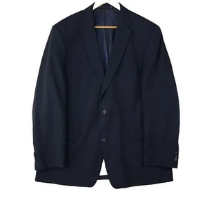 John Taylor Luxury Design Blue Wool Blend Regular Blazer Jacket Men Size UK 44R - Picture 1 of 13