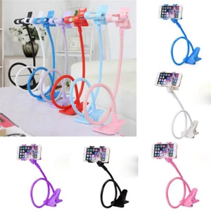 Mobile Phone Stand Holder Flexible Samsung Car Bed Desk For iPhone Lazy Bracket - Picture 1 of 16