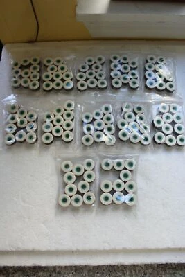 Coats Prewound Bobbins 120 Pieces - Style/Class A - CS-46 - Polyester - Black - Image 1 of 4