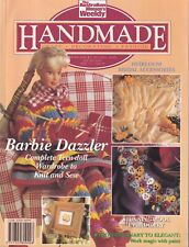 Handmade Magazine Barbie Doll Clothes Knitting Sewing Special Vintage 1990s VGC
