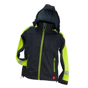 Arbeitsjacke Softshelljacke Warnjacke GL8364 Jacke MIT KAPUZE Übergangsjacke NEU - Bild 1 von 1