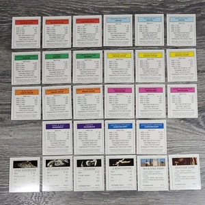 1997 Star Wars Monopoly Title Deed Cards Board Game Replacement Collector Edit. - Picture 1 of 11