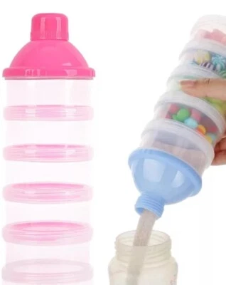 Dispensador portátil de fórmula/aperitivos de 4 capas sin Bpa Foto 1 de 4