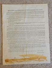 1942 OREGON HOWARD MAPLE PERMIT ALASKA HALL OF FAME FINGERPRINT WILAMETTE UNIV