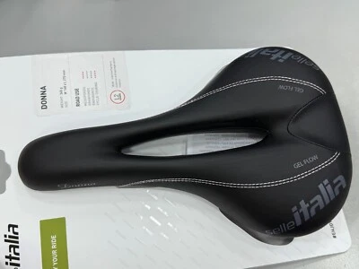 Selle Italia Donna Flow FeC Alloy Rail (Lady) Saddle L2 (168 x 270mm) Black - Image 1 of 4