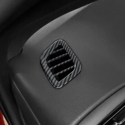 For Hyundai Elantra GT 2018-20 Carbon Fiber ABS Front Air Vent Outlet Cover Trim - Image 1 of 4