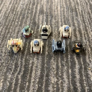 Star Wars Hot Wheels Lot of 7 Battle Rollers 2017 Spacecraft Toy Cars Preowned - Picture 1 of 17