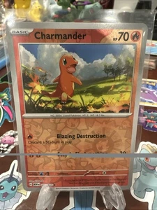 Charmander 151 004/165 Reverse Holo - Picture 1 of 10