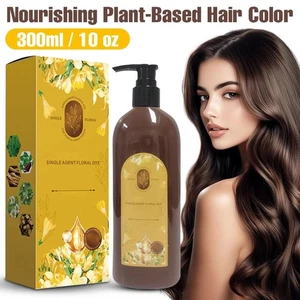 Nourishing Plant-Based Hair Color, Long-Lasting Floral Dye Gray Hair Coverage US - Picture 1 of 16
