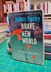 Brave New World Aldous Huxley Modern Library No. 48 1946 HC w/ DJ VG - Picture 1 of 11