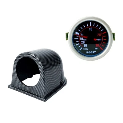 Medidor de presión medidor de presión LED PSI Turbo Boost aguja roja de 0 a -30 pulgadas de altura para automóvil Foto 1 de 4