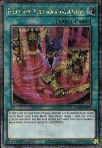 Topf der Extravaganz Alt Art 1. Auflage Quarter Century RA04-DE093 Yu-Gi-Oh! - Bild 1 von 2
