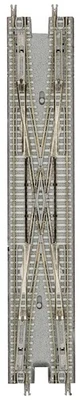 Rokuhan Z gauge R082 electric double track crossing point gray - Image 1 of 2